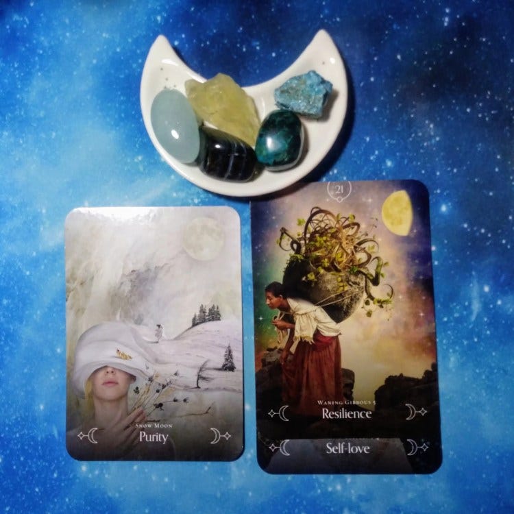 A Message from the Universe ~ Feeling a Little Overwhelmed? Queen of the Moon Oracle A Message from the Universe ~ Feeling a Little Overwhelmed? Queen of the Moon Oracle