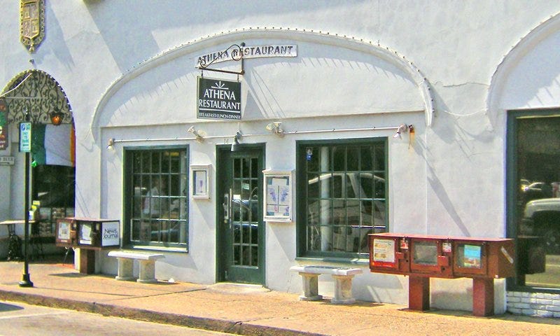 Athena Restaurant, St Augustine, Florida