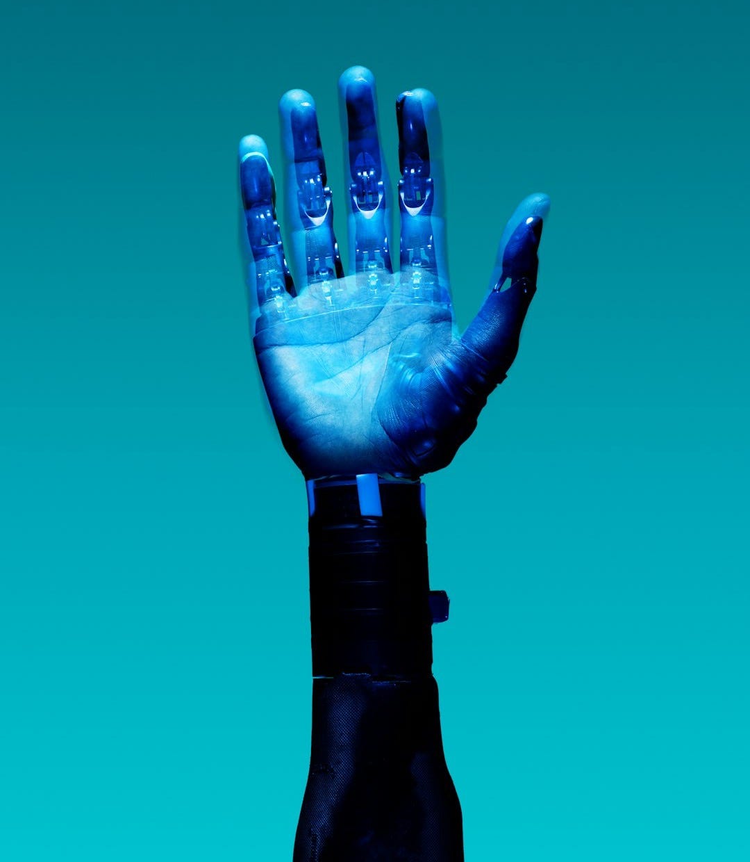 person holding blue light bulb person holding blue light bulb