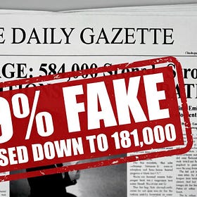 They Fabricated Two-Thirds of Last Year's Jobs