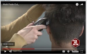 Wahl fade cut pic
