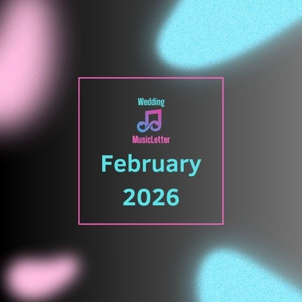 new wedding songs february 2026