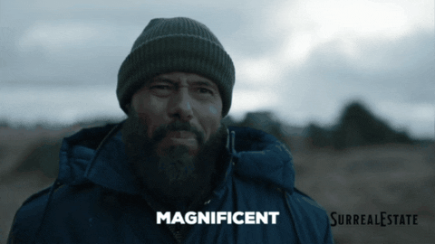 A man says magnificent A man says magnificent