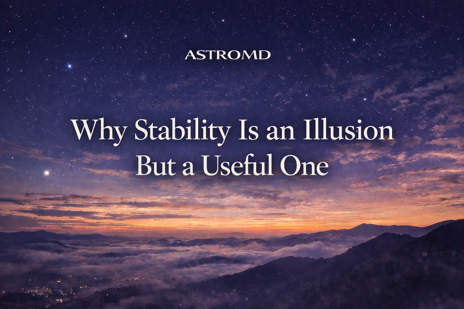 Good Stability Why Stability Is an Illusion But a Useful One