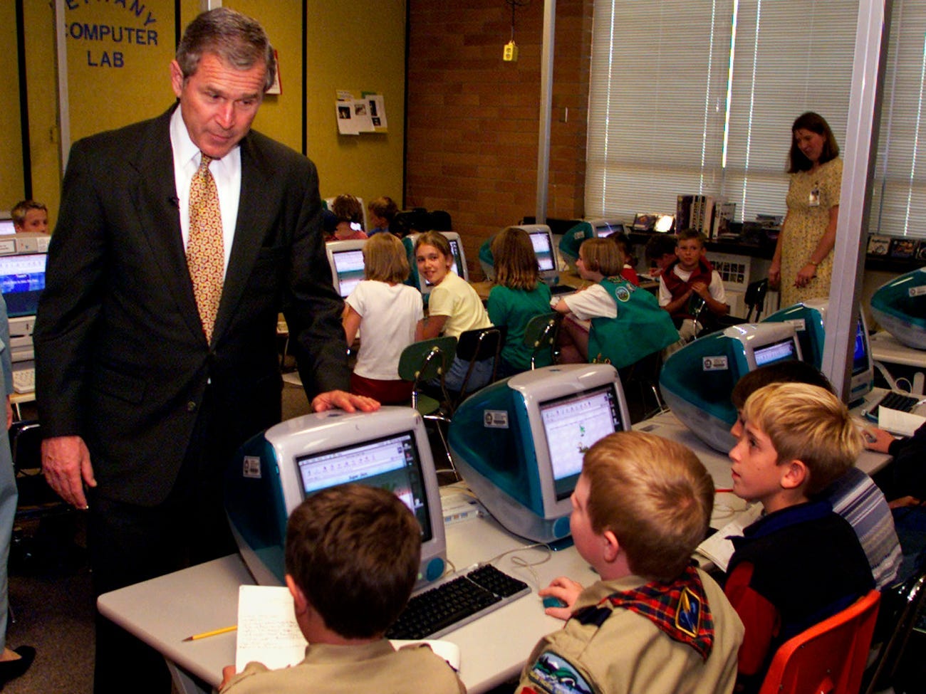 george w bush computer lab.JPG george w bush computer lab.JPG