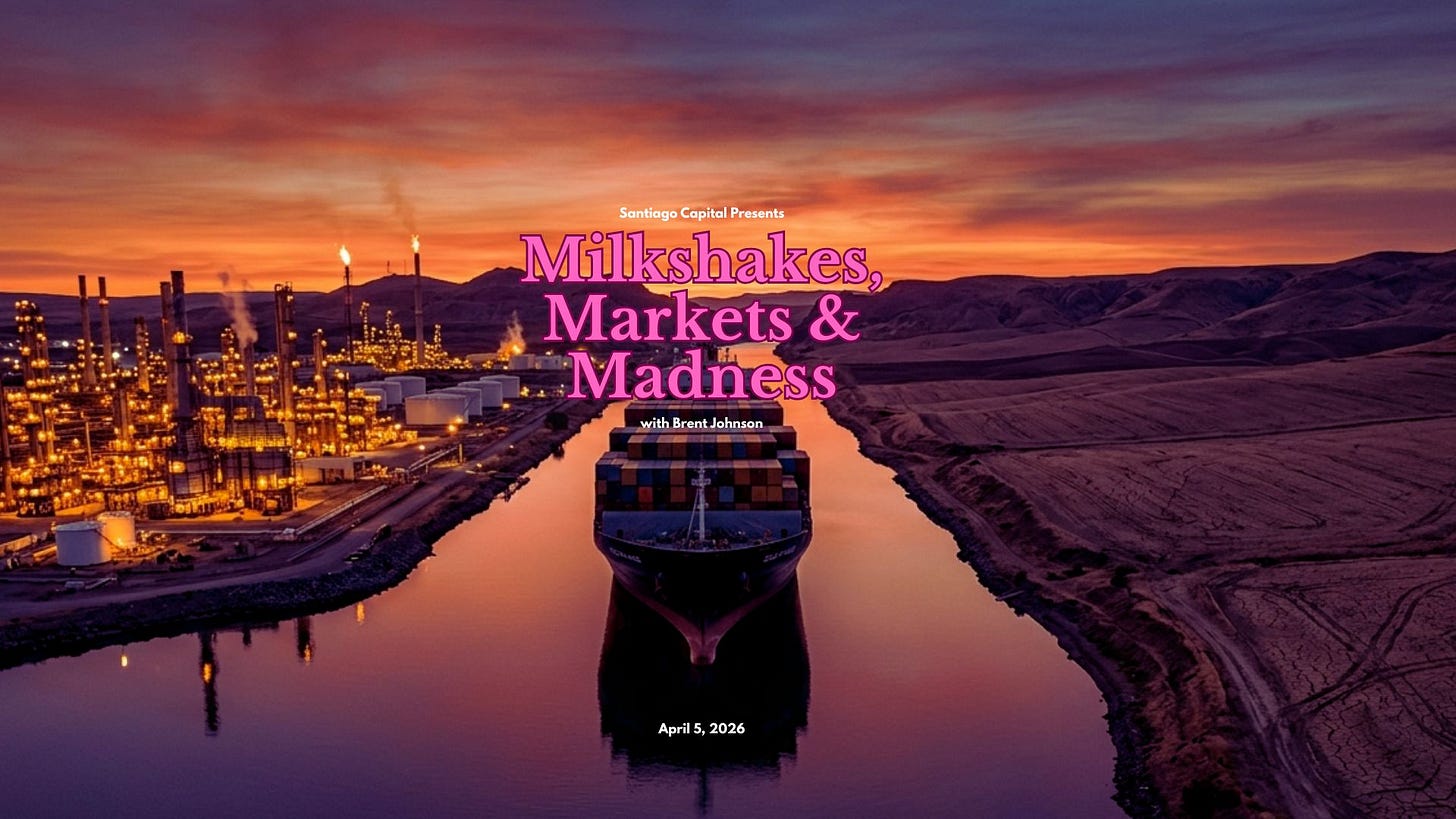 Container ship navigating canal at sunset with industrial refinery and colorful sky Container ship navigating canal at sunset with industrial refinery and colorful sky