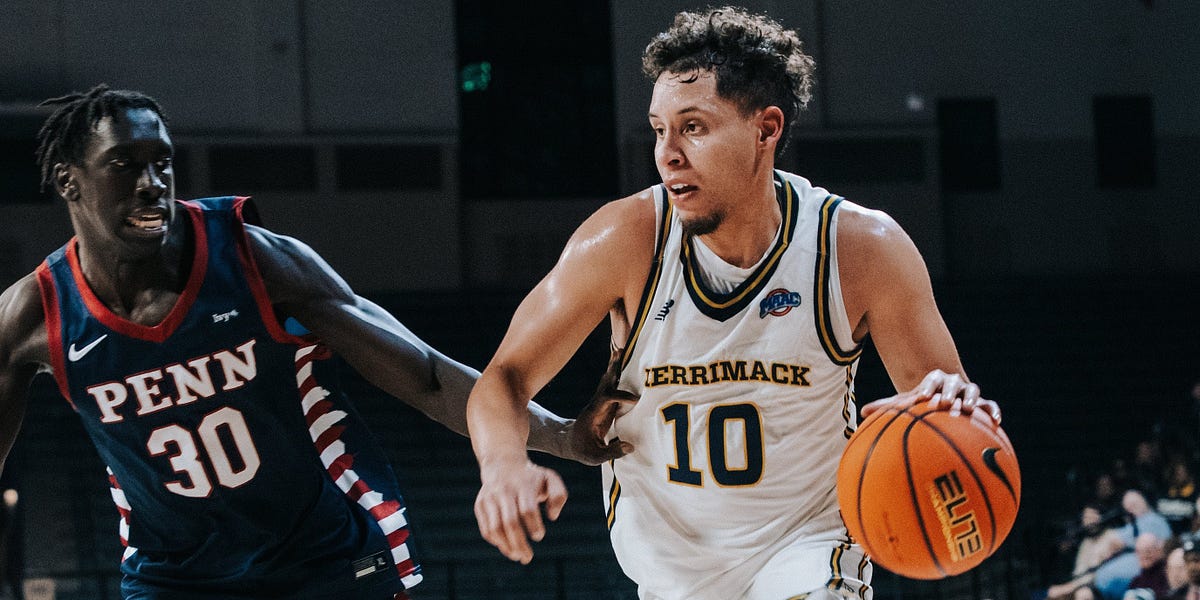 Behind precision shooting, Penn drops Merrimack in Cathedral Classic opener