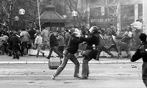 A háborús uszítás elleni tiltakozás Belgrádban, 1991. március 9-én (Fotó: Dormán László)