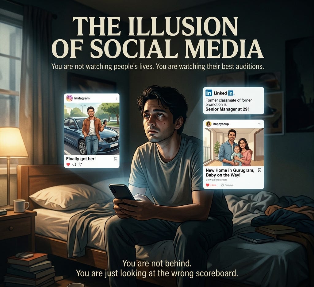 The illusion of social media and life after 30