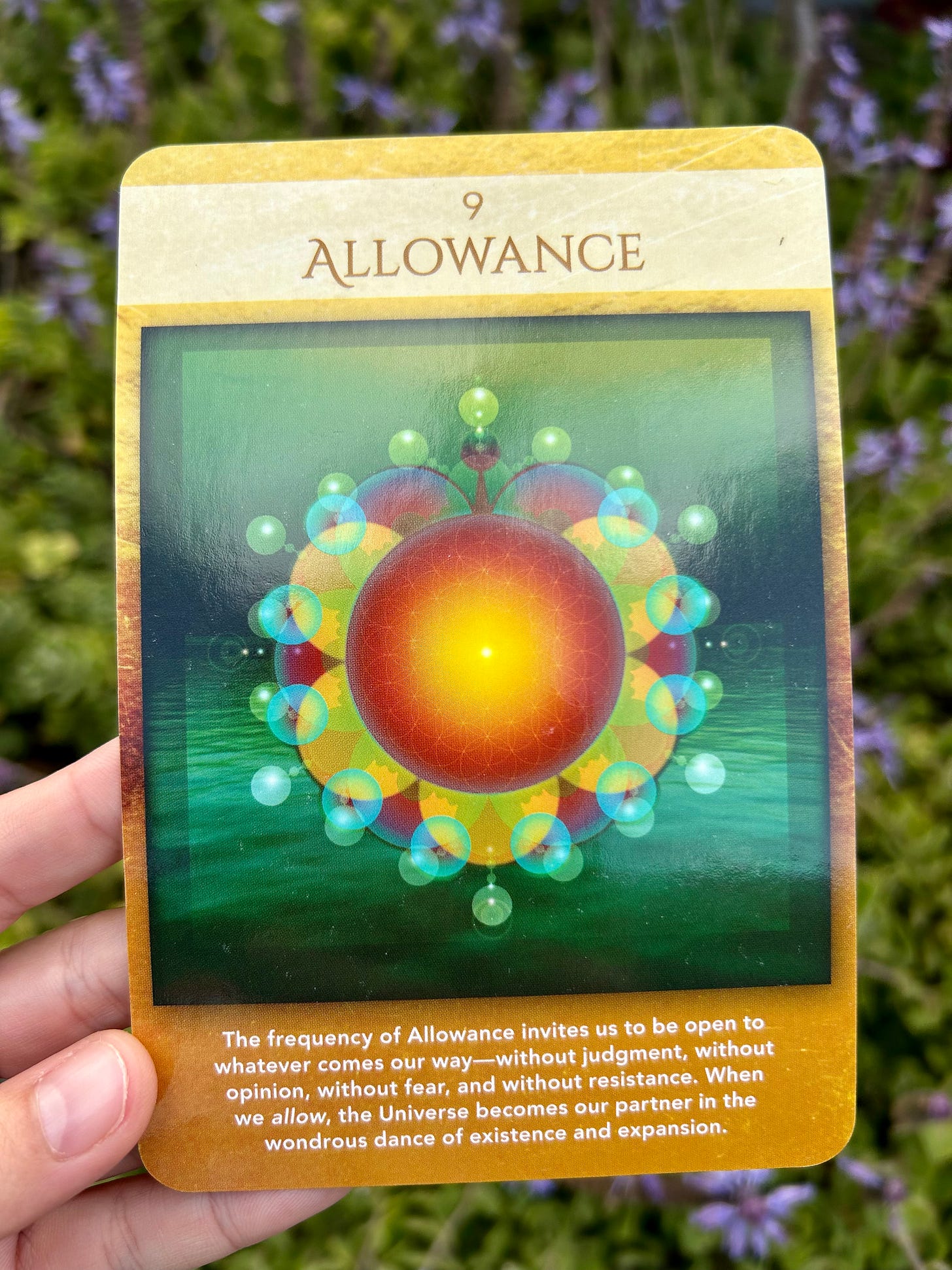 9 - Allowance - Sacred Geometry Activations Oracle