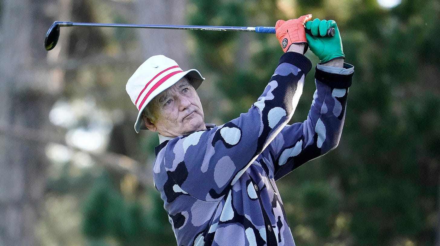 Bill Murray's Golf Stunt At Pebble Beach Pro-Am Is Oscar-Worthy | HuffPost  Entertainment