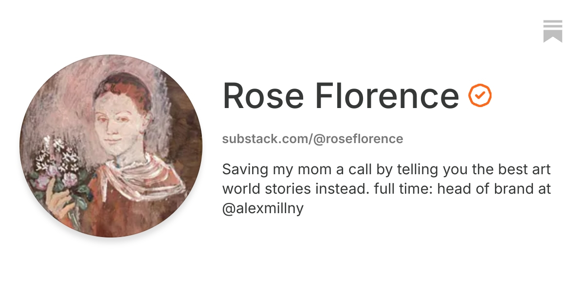 Rose Florence | Substack