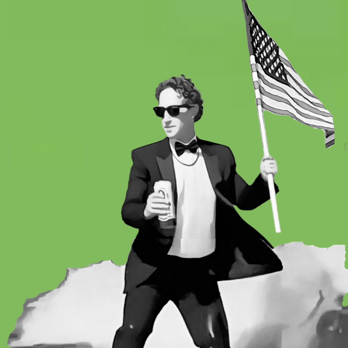SlightSlightly cartoonized version of a real still image of Mark Zuckerberg wake surfing on Lake Tahoe, on the Fourth of July, 2024. SlightSlightly cartoonized version of a real still image of Mark Zuckerberg wake surfing on Lake Tahoe, on the Fourth of July, 2024.