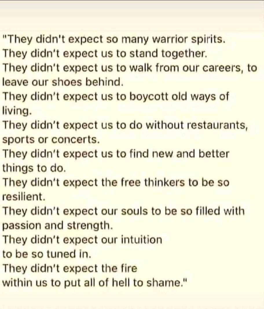 They Didn't Expect So Many Warrior Spirits