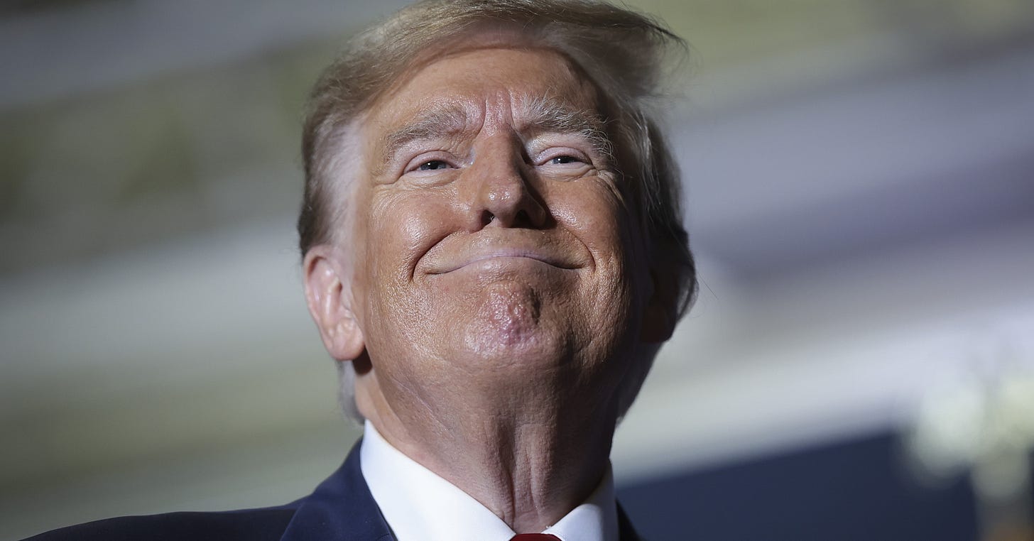 Donald Trump Flashes Rare Smile in Court: Report - Newsweek