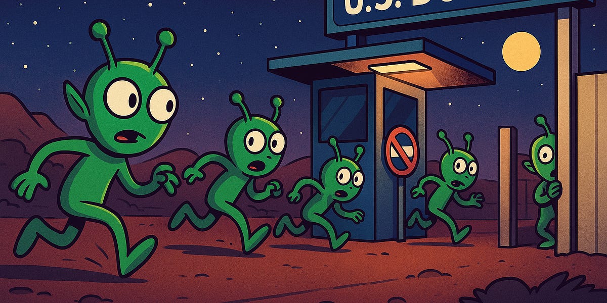 Immigration on Mars and Earth