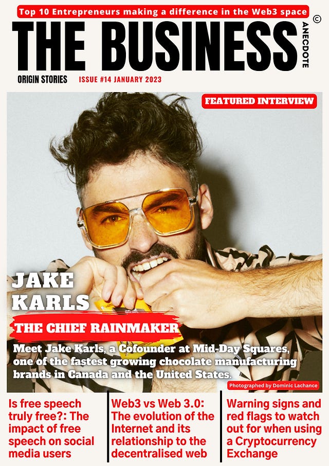 Interview with Jake Karls - Cofounder and Rainmaker at Mid-Day Squares |  The Business Anecdote Interview with Jake Karls - Cofounder and Rainmaker at Mid-Day Squares |  The Business Anecdote