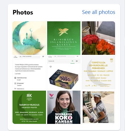 ISIS:n kalifaattia ja sharia-lakia mainostava moskeija kertovat olevansa Vasemmistoliiton Li Anderssonin kannattajia Facebook-sivuillaan, ketä ovat tukeneet radikaalissa moskeijassa viime presidenttivaaleissa presidentiksi. ISIS:n kalifaattia ja sharia-lakia mainostava moskeija kertovat olevansa Vasemmistoliiton Li Anderssonin kannattajia Facebook-sivuillaan, ketä ovat tukeneet radikaalissa moskeijassa viime presidenttivaaleissa presidentiksi.
