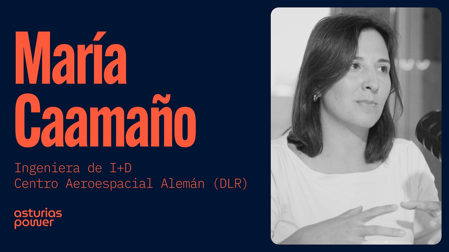Asturias Power Podcast. María Caamaño Albuerne. Centro Aeroespacial Alemán. Asturias Power Podcast. María Caamaño Albuerne. Centro Aeroespacial Alemán.