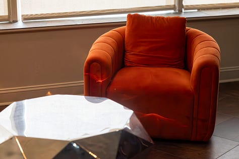 Photographs showing the interior detailing of The Opulent