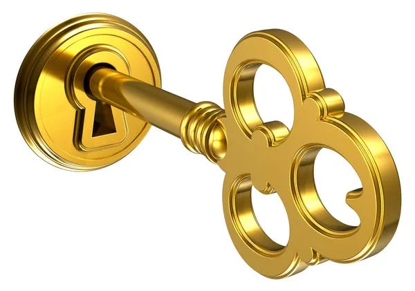key in lock