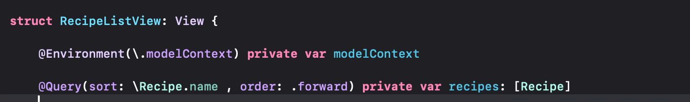 A ListView using pre-fetched queries with SwiftData