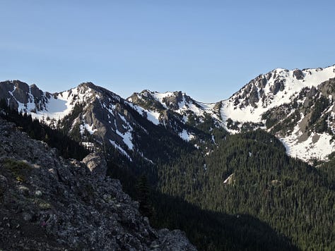 Olympic Mountains ski tour