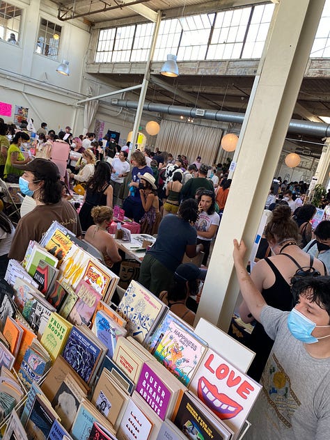 Pics of the action at the 2024 LA Zine Fest