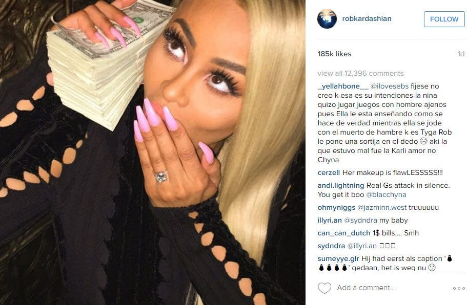 blac chyna with rob kardashian bulge money 2016 blac chyna with rob kardashian bulge money 2016