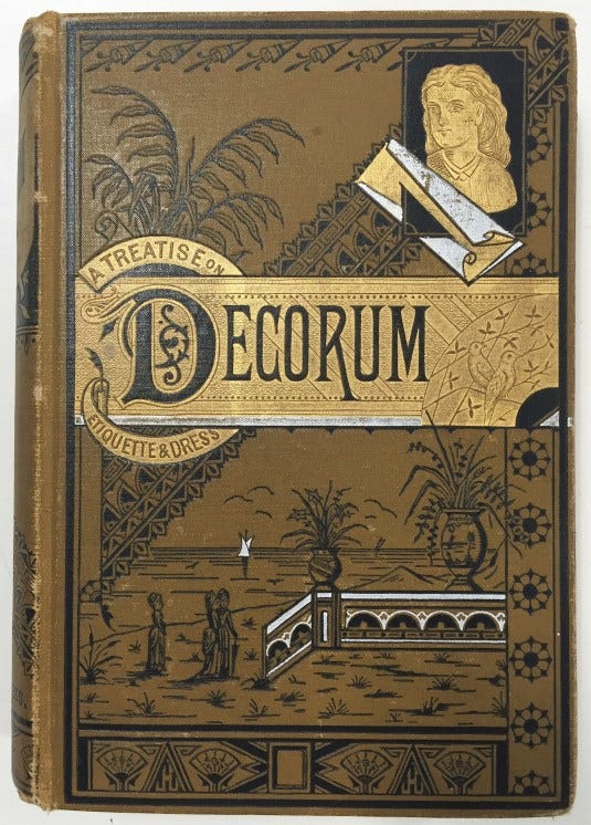 Some Thoughts on Historical Etiquette Books -The Homestead Blog