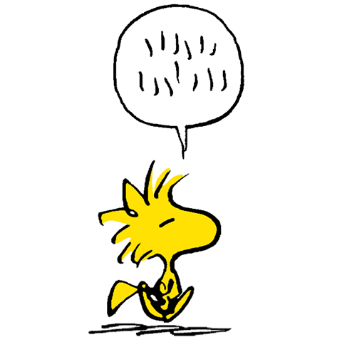 Woodstock Talking to Himself | Woodstock peanuts, Peanuts snoopy woodstock,  Snoopy and woodstock