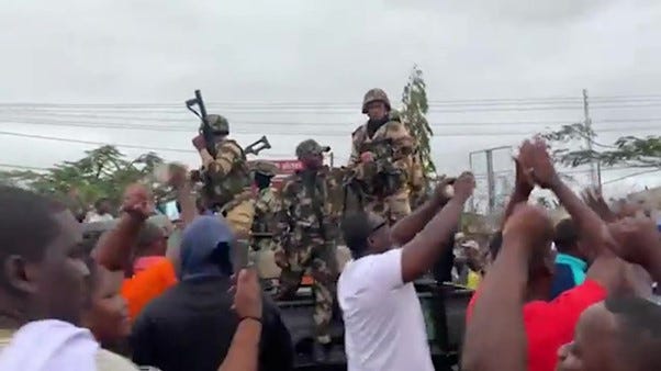 POPULAR TAKEOVERS IN FORMER FRENCH AFRICAN COLONIES