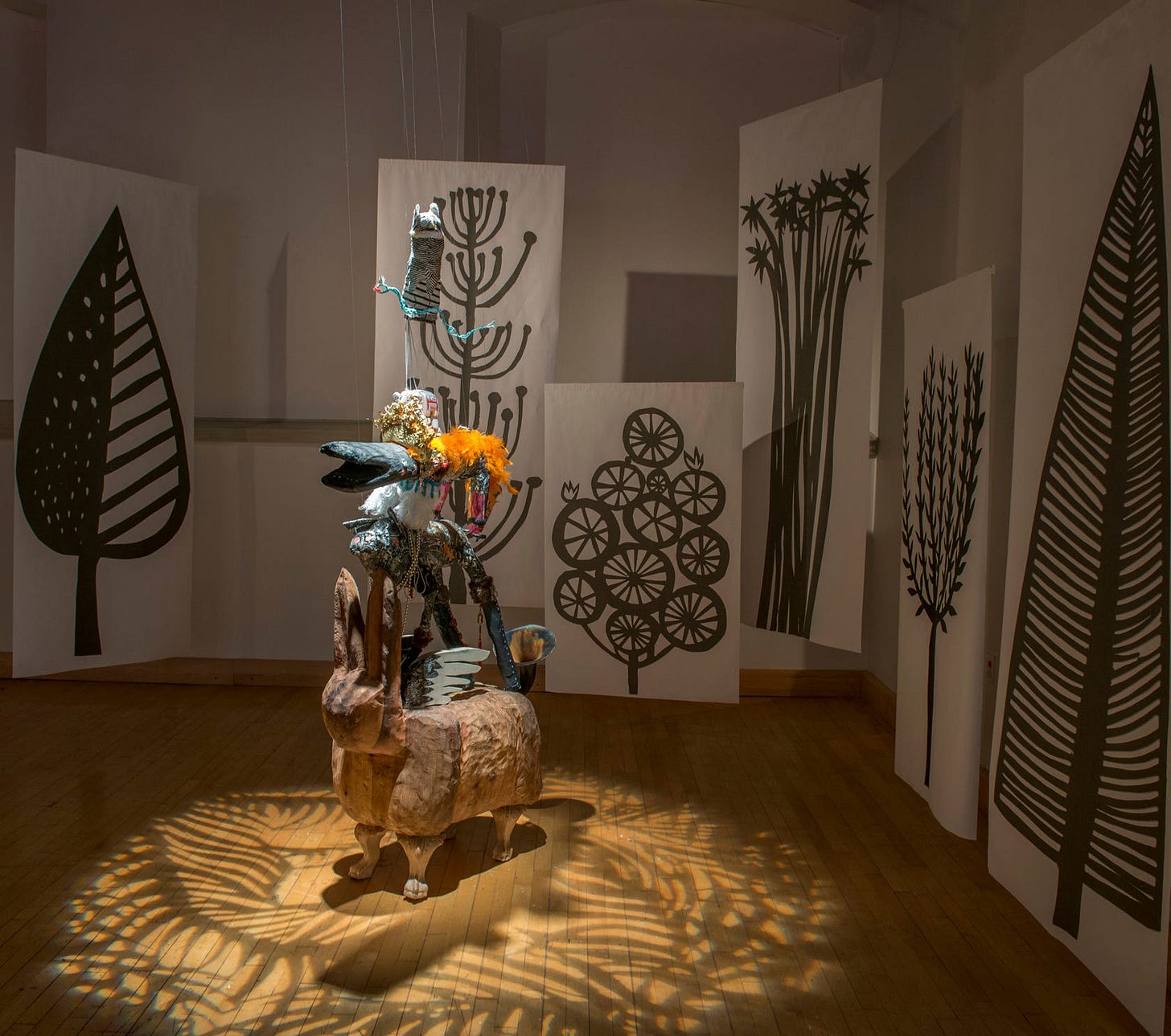 "La forêt noire, MAI (Montréal, arts interculturels), Photo by Paul Litherland, 2017 @annajanemcintyre"
