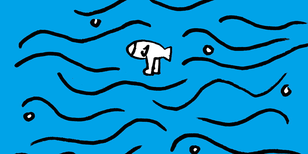 NADANDO FORA D'ÁGUA