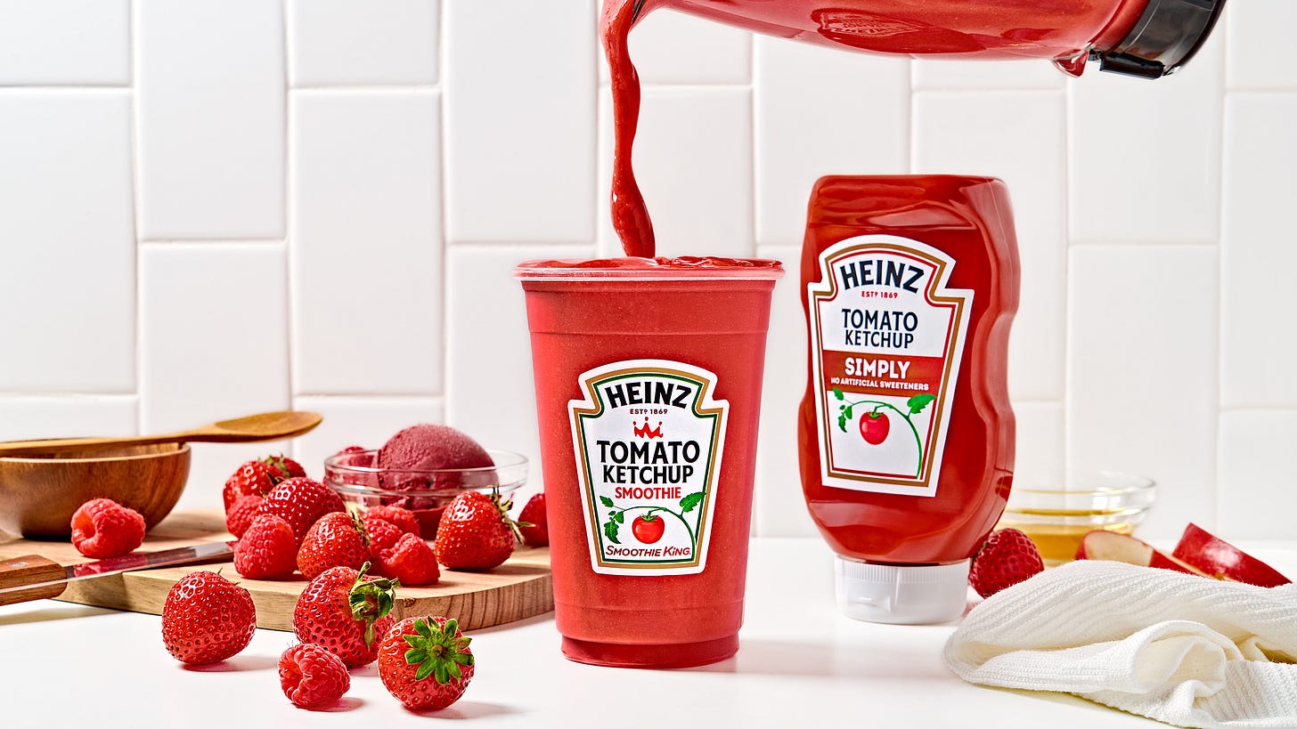 Heinz launches the first Ketchup Smoothie with Smoothie King 