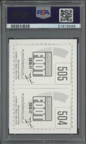 2016 Panini Foot Soccer Kylian Mbappe Corentin Jean RC Rookie PSA 10 GEM MINT - Picture 2 of 2