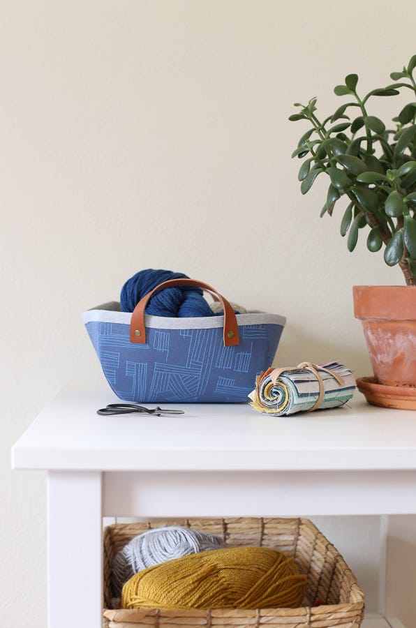 Tiny Treasures Basket & Tray Free Pattern - Noodlehead