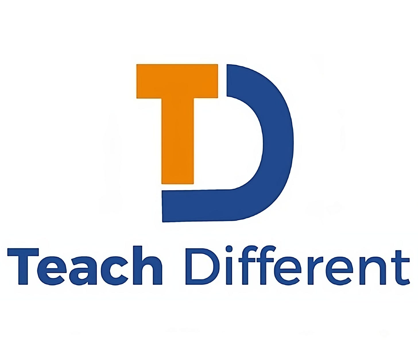 Decorative Teach Different logo