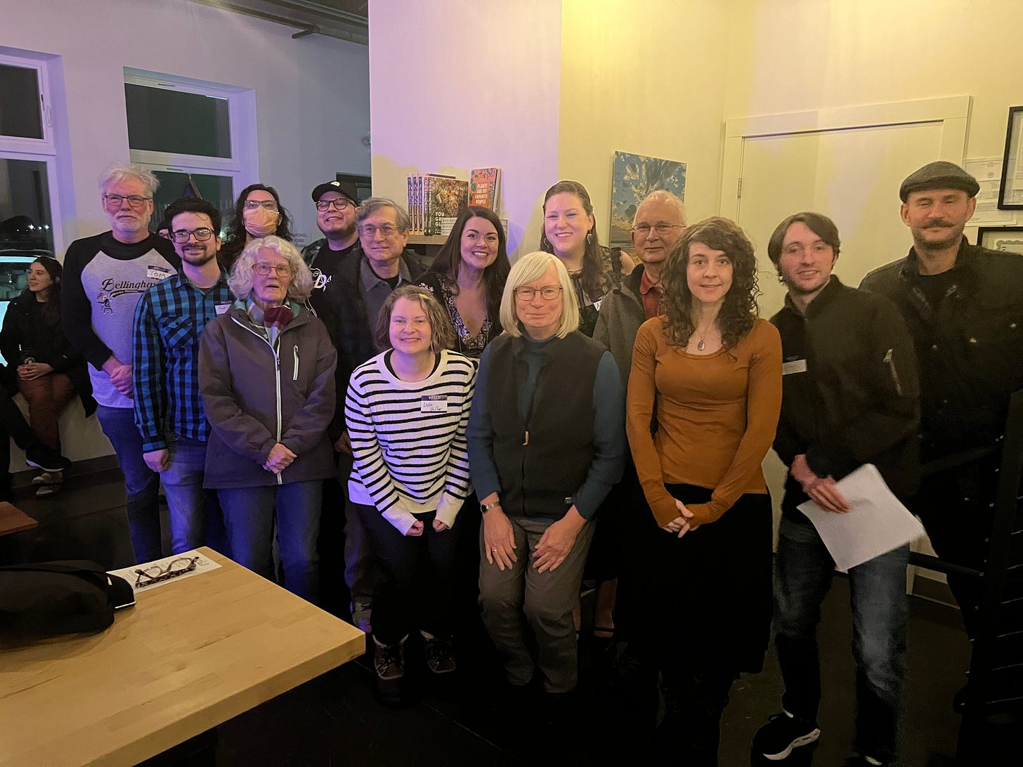 Fourteen people, our wonderful readers and the 3 HamLit Editors