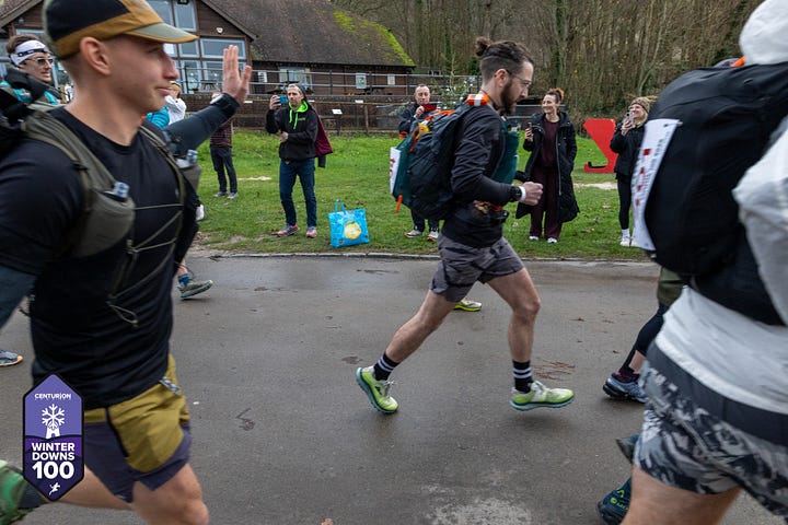 Race breifing and start line at Amberley Museum