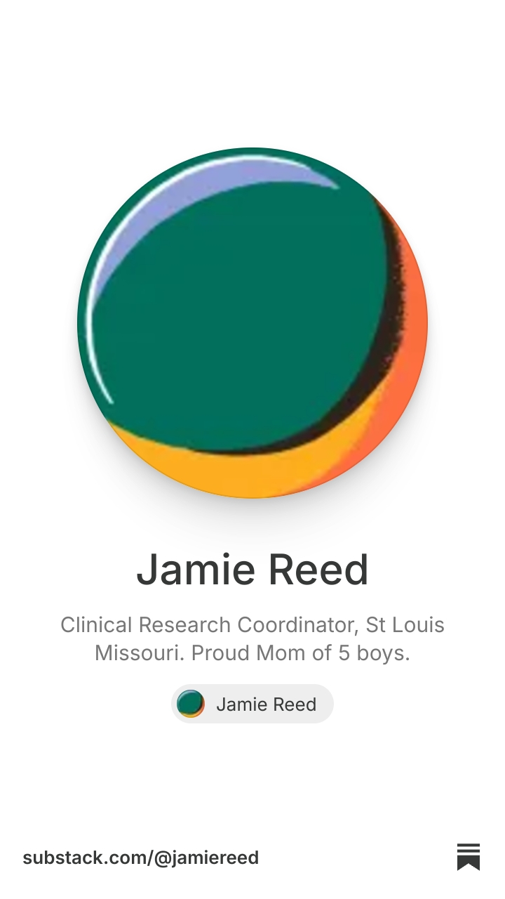 Jamie Reed | Substack
