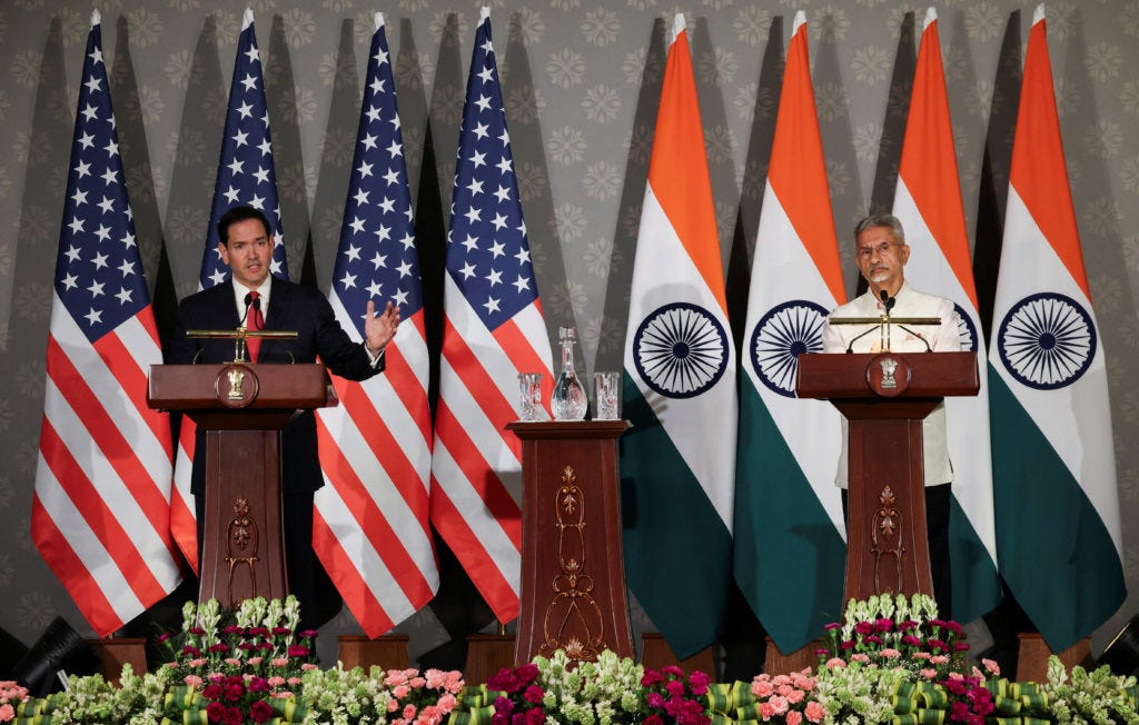 Rubio aims to rebuild trust between Washington and Delhi during first official visit to India | PBS News Rubio aims to rebuild trust between Washington and Delhi during first official visit to India | PBS News