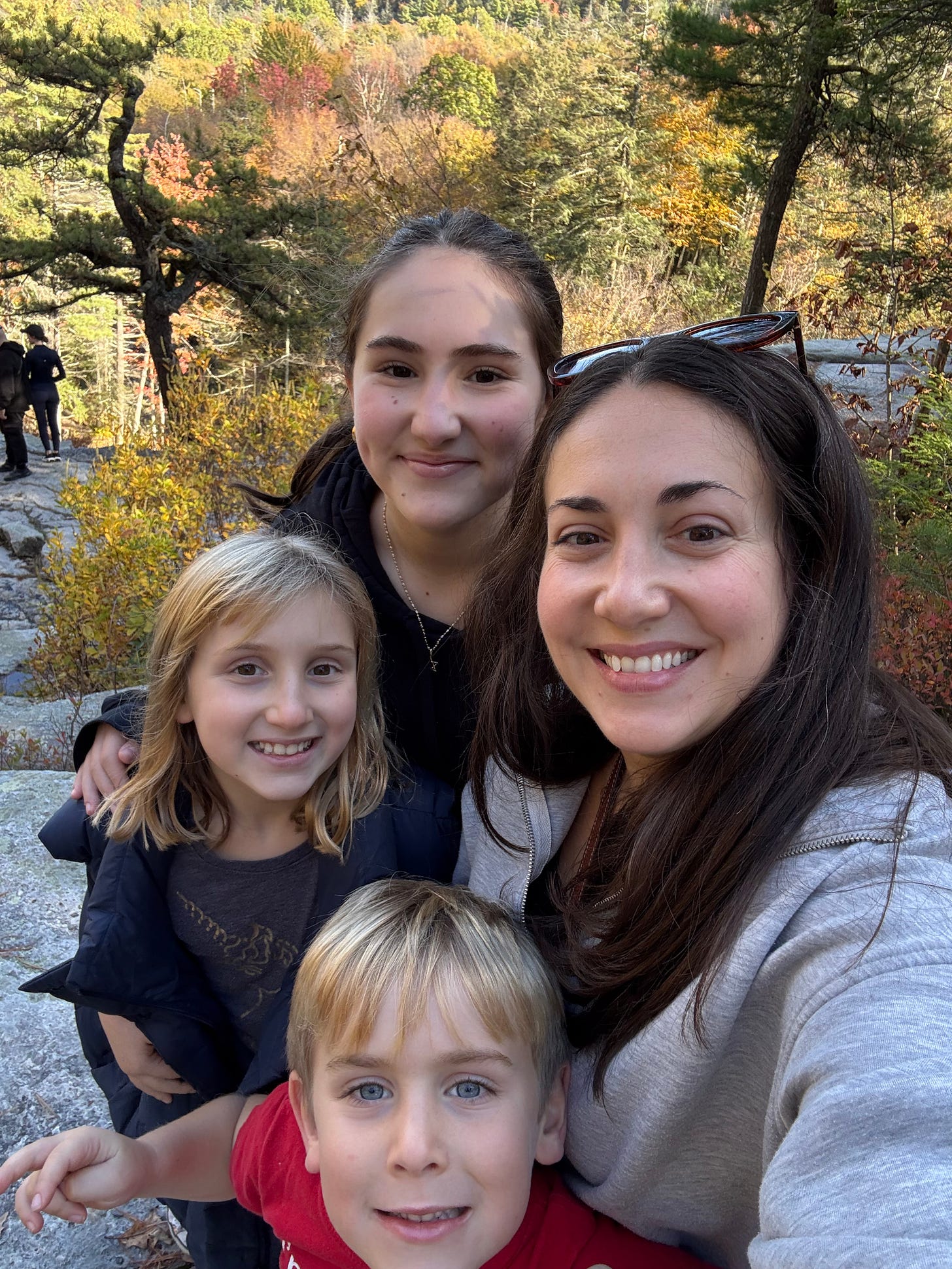 Shannon and her three kids: 14, 10, and seven years old.