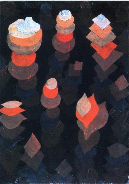 Growth of the night plants, 1922 - Paul Klee