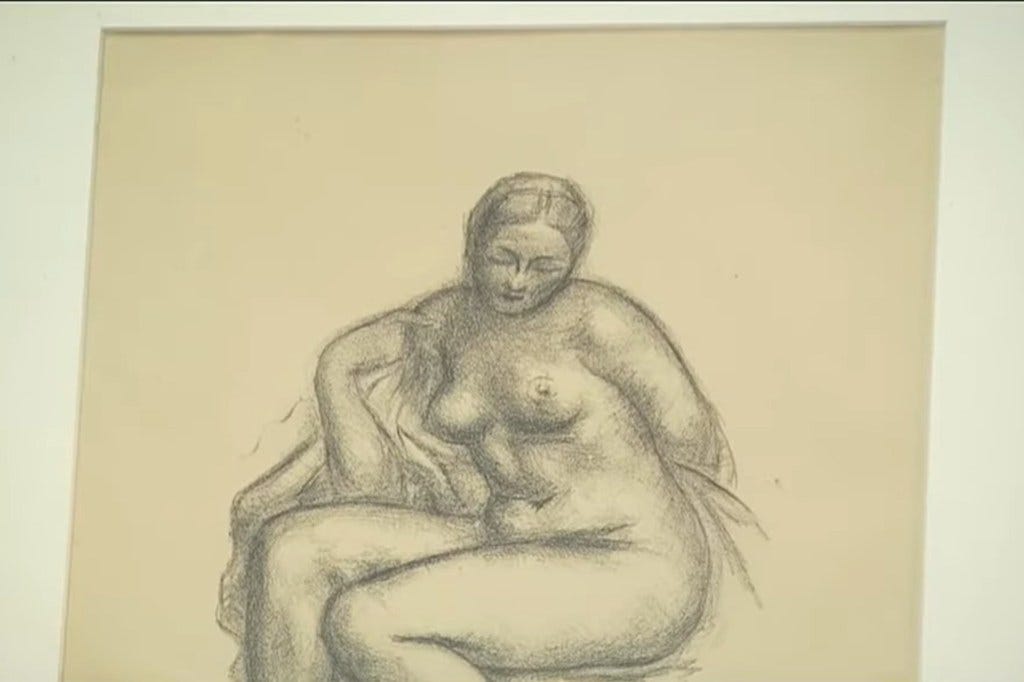 Other pieces at the auction sold for thousands. Her pick went for just $12.