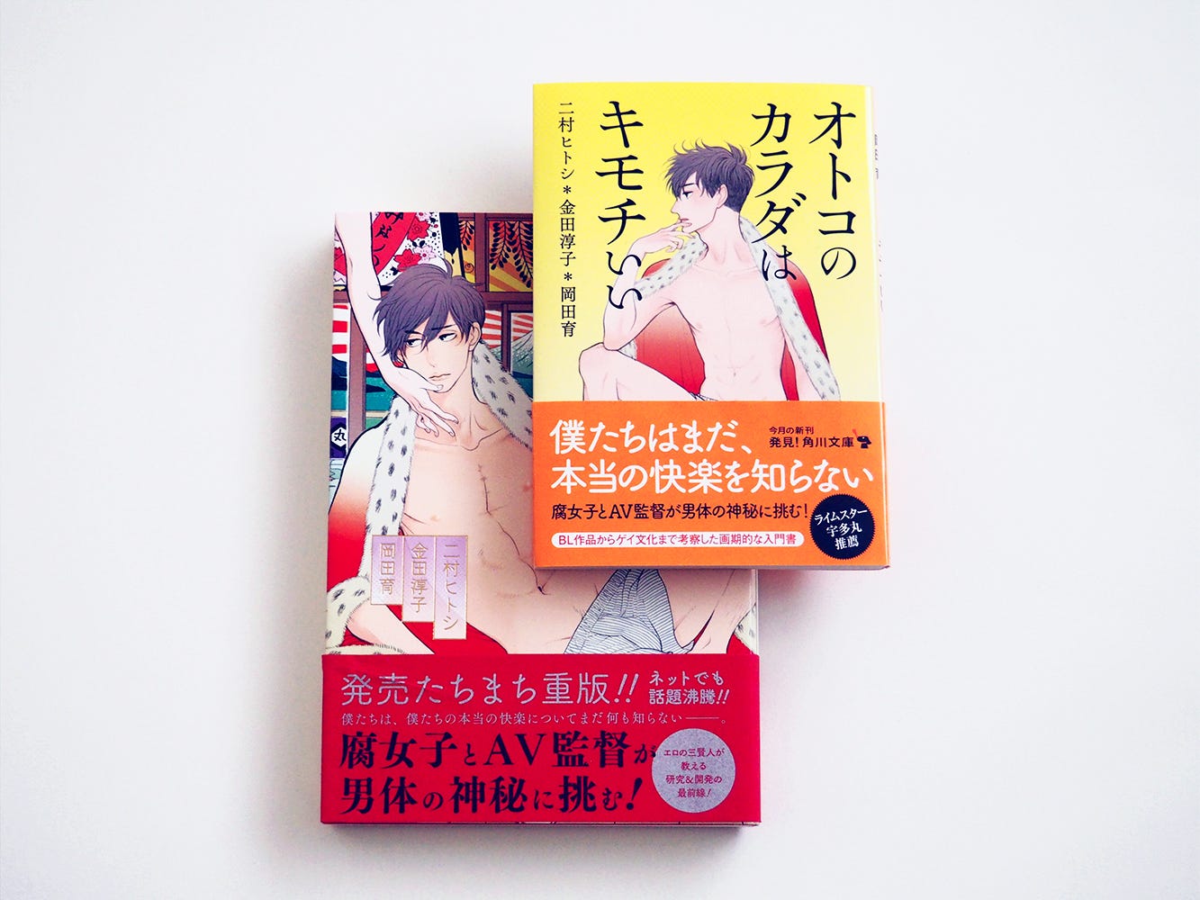 二村ヒトシ*金田淳子*岡田育『オトコのカラダはキモチいい』(角川文庫) 二村ヒトシ*金田淳子*岡田育『オトコのカラダはキモチいい』(角川文庫)