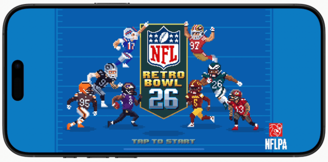 On September 4, NFL Retro Bowl ’26 launches exclusively on Apple Arcade.