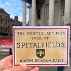 Walking with a tour guide