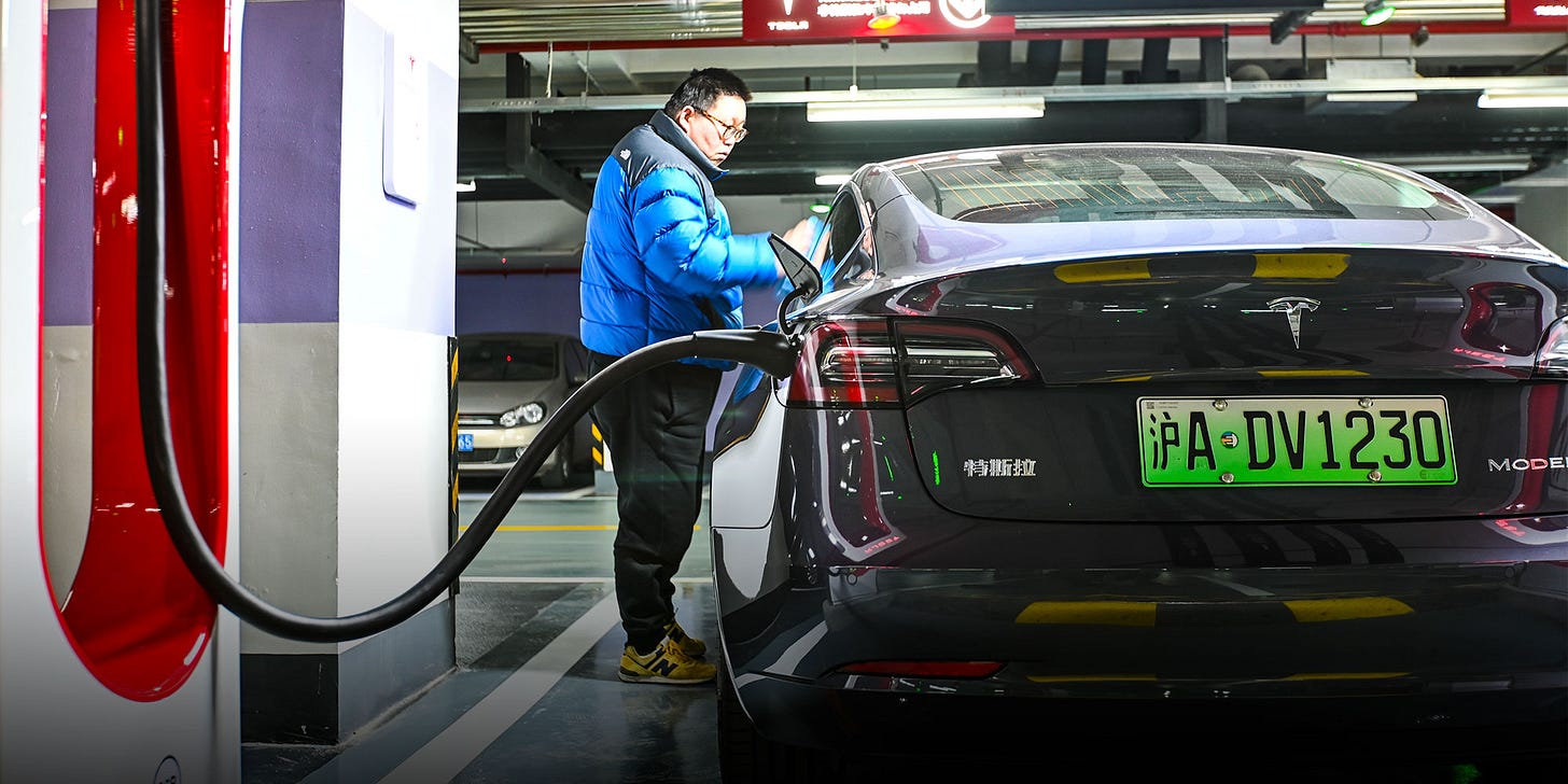 The Obscure Traffic Rules Helping Tesla Conquer Shanghai