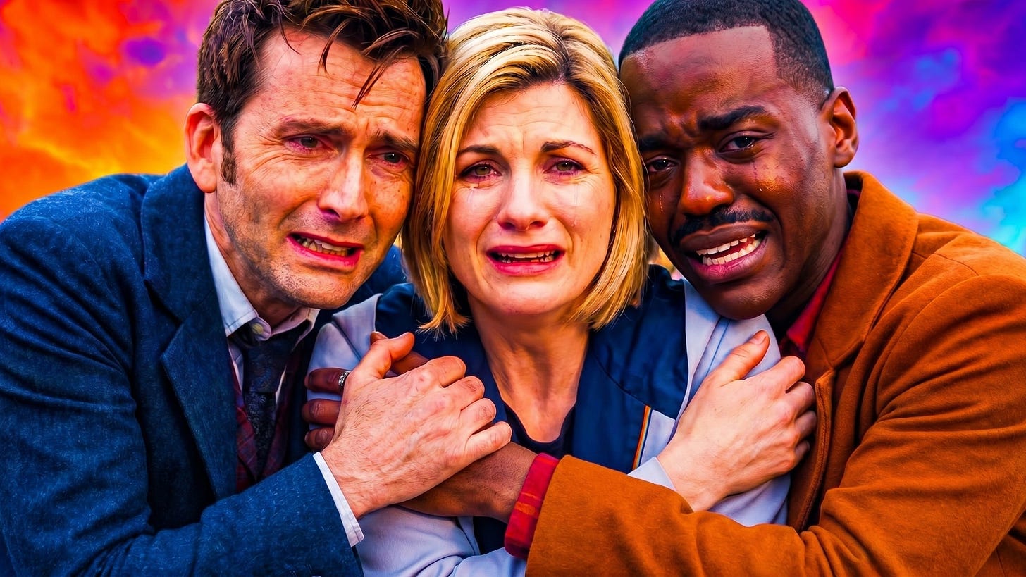 A sad day for Whovians... well, those that are left. (Image: AI assist.)